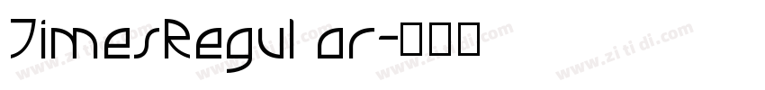 TimesRegul ar字体转换